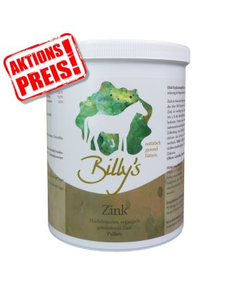 Billy's Zink Pellets 1 kg - JETZT IM ANGEBOT