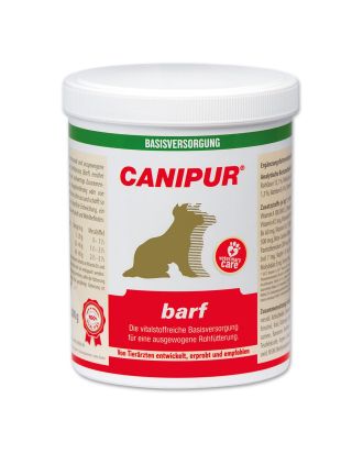 CANIPUR - barf ist eine vitalstoffreiche Basisversorgung für eine ausgewogene Rohfütterung.