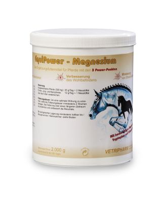 EquiPower - Magnesium für Pferde fördert die innere Ruhe und Gelassenheit - jetzt im Angebot