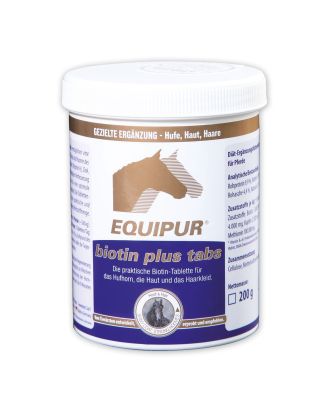 EQUIPUR - biotin plus tabs - hochkonzentriertes Biotin festigt den Huf.  