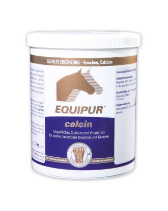 EQUIPUR-calcin Mineralfuttermittel für Pferde - Beseitigt wirksam Calciumdefizite und optimiert die Knochenstruktur. 