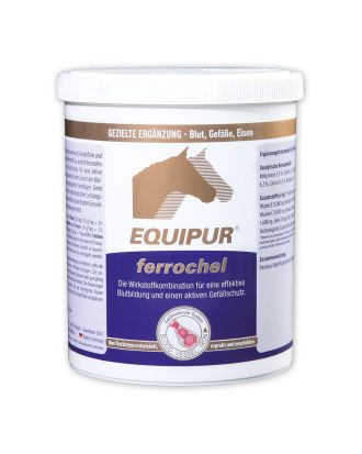 EQUIPUR - ferrochel - die Wirkstoffkombination für eine effektive Blutbildung und einen aktiven Gefäßschutz. 