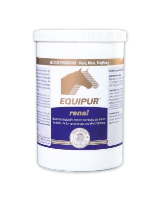 EQUIPUR - renal unterstützt die Nierenfunktion bei chronischer Niereninsuffizienz und hilft durch seine hochwertigen Bestandteile wirkungsvoll bei der Entgiftung des Organismus.