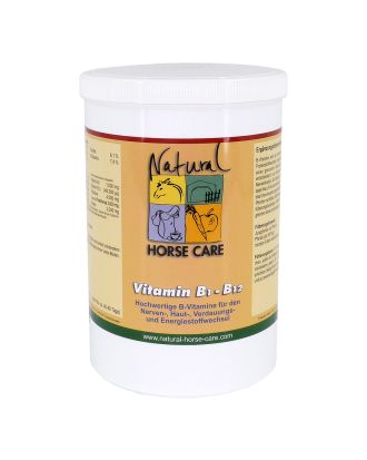Vitamin B1 bis B12 - 1 kg - hochwertige B-Vitamine für den Nerven-, Haut-, Verdauungs- und Energiestoffwechsel